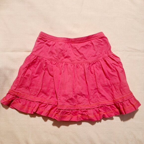 Hanna Andersson girls size 110 or 5 pink with orange accent, modesty shorts - Picture 3 of 5